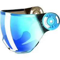 Uvex Rocket jr Visor mirror blue 54-58