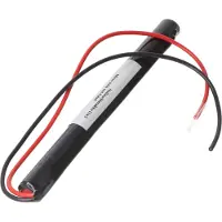 AccuCell Notleuchtenakku NiMH 3,6V 600mAh L1x3 Micro AAA mit 200mm Kabel