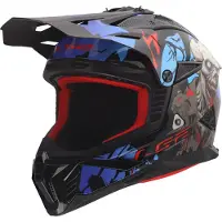 LS2 Mx708 Fast Ii Zombie Ii Ece 22.06 Offroad-helm
