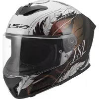 LS2 Helmets LS2 Rapid III Integralhelm mit Pinlock-System und Schnellverschluss-Visier | Motorradhelm Sturzhelm | ECE 22.06 | Boho | 22.06