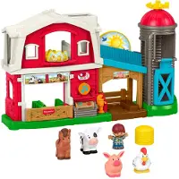 Fisher-Price Lernspielzeug "Little People Bauernhof (D, F, E, I, DU)", bunt, Lernspielzeug, KinderB:12,7cm H:31,2cm L:53,7cm, Kunststoff, Lernspielzeug, mit Sound, B:12,7cm H:31,2cm L:53,7cm