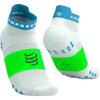 Compressport - Pro Racing Socks V4.0 Run Low - Laufsocken Gr T2 - EU 39-41 grau