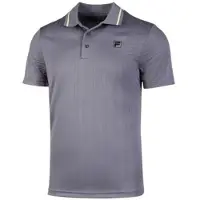 FILA Tennis-Polo Corvin (Polyester) grau Herren