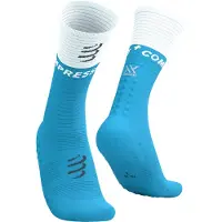 Compressport - Mid Compression Socks V2.0 - Laufsocken Gr T2 - EU 39-41 blau
