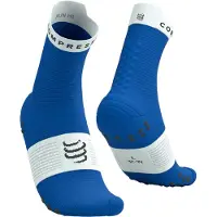 Compressport - Pro Racing Socks V4.0 Run High - Laufsocken Gr T3 - EU 42-44 blau