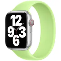 Apple Silikon Solo Loop für das Watch | 44/45/46/49 mm - Größe 6 - Sprout Green
