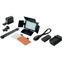 Falcon Eyes DV-96V-K2 regelbare LED Lampensatz mit Akku