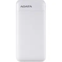 ADATA C100, 10000 mAh, Lithium Polymer (LiPo), 3,7 V, Weiß