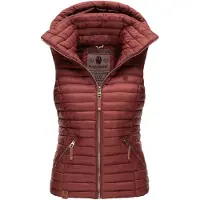 NAVAHOO Steppweste "Steppweste Shadaa", Damen, Gr. M, rot (weinrot), Obermaterial: 100% Nylon NY. Futter: 100% Polyester PES. 100% Polyester PES., Westen Steppweste