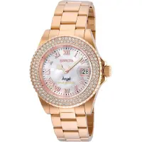 Invicta Angel 24615 Damenuhr - Quarzwerk - Edelstahl mit Perlmutt Zifferblatt - 40 mm