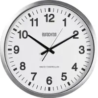 Eurochron EFWU 9000 Funk Wanduhr 507 mm x 63 Silber
