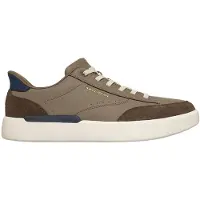 SKECHERS WIP 211370-DKTP in Dark Taupe Synthetic / Suede color size 43