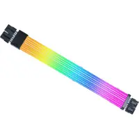 Lian Li Strimer Wireless, 2x8 pin, Schwarz, Transparent, Silikon, Thermoplastisches Elastomer (TPE), 0,34 m, 1 Stück(e)