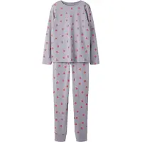 Name it Lavender Hearts Langarm-pyjama
