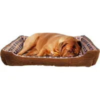 LEGO Inny, Hundesofa XL 90x70x20cm bequem und weich, Braun
