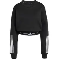 Adidas Sweatshirt PERFORMANCE "HYG CREW", Damen, Gr. XL, schwarz, Obermaterial: 70% Baumwolle, 30% Polyester, normal, angesetztes Bündchen, Sweatshirts Sweatshirt