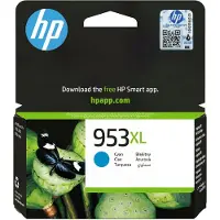 HP 953XL Cyan Original Tintenpatrone mit hoher Reichweite, Hoch, Cyan, Tinte auf Pigmentbasis, 18 ml, 1 Stück(e), Einzelpackung