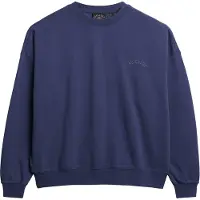 Superdry für Damen. W2012475A Sweatshirt Essential Logo GD Relax navy (S), Lässig, Baumwolle, Langarm, Marine