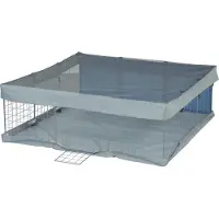 Zolux NEOLIFE Neopark Gehege für Hauskatzen105x105x35 blau