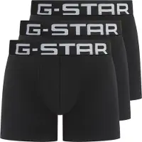 G-Star Boxershorts "Boxershort OAK Trunk 3-pack 3er Pack", Herren, Gr. XL, schwarz, Obermaterial: 95% Baumwolle CO. 5% Elasthan EL., Unterhosen Boxershorts