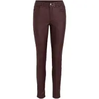Vila Visarah Beschichtete Slim-fit-hose