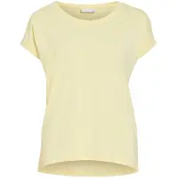 Vila Rundhalsshirt "VIDREAMERS NEW PURE T-SHIRT/SU-NOOS" Baumwollmischung, regular fit