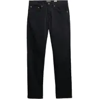 Superdry für Herren. M7011425A Merchant Sateen Hose schwarz (36/32), Lässig, Baumwolle