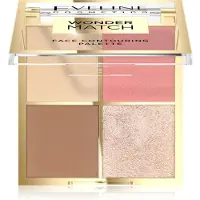 Eveline Cosmetics Wonder Match Lidschatten & Kontourpalette 4 in 1 Farbton 02 10,8 g