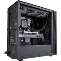 Silverstone SETA Q1, Midi Tower, PC, Blau, Kunststoff, Stahl, 18,2 cm, 39,4 cm
