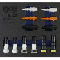 Bgs Tool Tray 1/6: Fuel Pipe Sealing Plug Assortment, 186 mm, 186 g