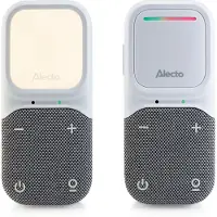 Alecto DBX135 Audio-Babyphone DECT Full Eco Nachtlicht Gegensprechen Weiß Grau