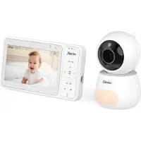 Alecto DVM2060 Connect Babyphone mit HD-Kamera 5 Zoll Farbdisplay Gegensprechen