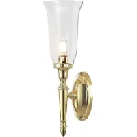 ELSTEAD Wandleuchte Dryden, messing poliert, 41 cm, IP44