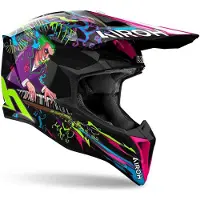 Airoh Wraaap Music Crosshelm Unisex Futter schwarz, XL