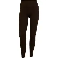 Adidas Trainingstights PERFORMANCE "ALL ME RIB 7/8 LEGGINGS", Damen, Gr. L, N-Gr, braun (aurora coffee, normal, gr.), Obermaterial: 86% Polyester, 14% Elasthan, 7/8-Länge, Hosen Trainingstights