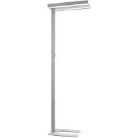 Arcchio LED-Stehleuchte Logan Pro, silber, Sensor, dimmbar