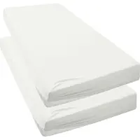 Otto Home Spannbettlaken "Desner", weiß, B:90cm L:200cm, Microfaser, Obermaterial: 100% Polyester, Bettlaken, Spannbettlaken, Mikrofaser, für Matratzen bis 20cm Höhe, 100% Polyester, Bettlaken