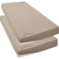 Otto Home Spannbettlaken "Desner", beige, B:90cm L:200cm, Microfaser, Obermaterial: 100% Polyester, Bettlaken, Spannbettlaken, Mikrofaser, für Matratzen bis 20cm Höhe, 100% Polyester, Bettlaken