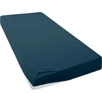 Otto Home Spannbettlaken "Desner", blau, B:200cm L:200cm, Microfaser, Obermaterial: 100% Polyester, Bettlaken, Spannbettlaken, Mikrofaser, für Matratzen bis 20cm Höhe, 100% Polyester, Bettlaken