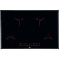 AEG IPE84531FB, Schwarz, Integriert, 78 cm, Zonen-Induktionskochfeld, Glas, 4 Zone(n)