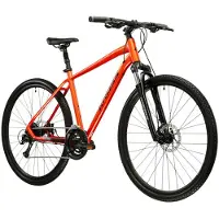 KROSS Crossrad "Crossrad Herren 28" Evado 3.0 orange 16 Gänge" 16 Gang Shimano ACERA M3020 Schaltwerk Kettenschaltung