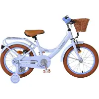 Volare Ashley Kinderfahrrad - Mädchen - 16 Zoll - Pastellblau - Zwei Handbremsen