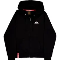 Alpha industries Kapuzensweatjacke "Basic Zip Hoody SL" Baumwollmischung, regular fit