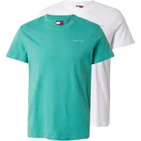 Tommy Hilfiger Tommy Jeans "TJM SLIM FIT LINEAR 2PACK" Packung, 2 tlg. Rundhals, Jersey