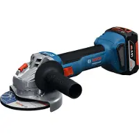 Bosch Akku-Winkelschleifer GWS 18V-8, 2 x Akku GBA 18V 5.0Ah, L-BOXX 136