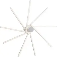 BeLight Mikado - Deckenleuchte mit verstellbaren Leuchten aus Metall und weiß lackiertem Aluminium mit integrierter LED 5 - MAX 85 - BL276-PL9-BC