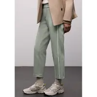 Street One Stoffhose "Style Bonny Piqué" mit Tape-Detail