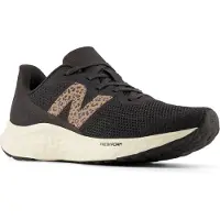 New Balance Laufschuh "Arishi", Damen, Gr. 40, schwarz cement, Leder, Synthetik, Textil, Schuhe Laufschuh