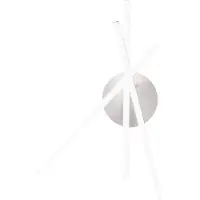Gea Luce Tullia P/3 LED-Deckenleuchte, 30 W, 1700 lm, 3000 K, in satiniertem, weißem Aluminium und opalfarbenem Silikon, modernes Design für Innenräume, IP20 - Gealuce