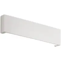 Perenz Wand - 12W LED-Wandleuchte, überstreichbar in mattweißem Gips, 3000K, 960lm, färbbarer Diffusor - - Weiß